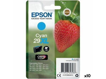 Oryginalny Wkład Atramentowy Epson 29 XL Turkusowy (10 Sztuk)