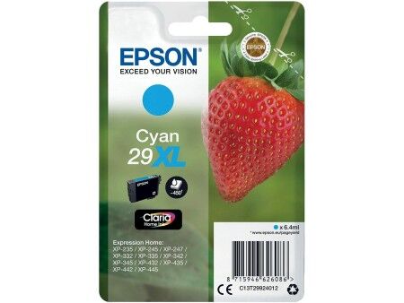 Oryginalny Wkład Atramentowy Epson 29 XL Turkusowy (10 Sztuk)