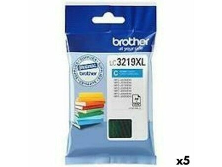 Oryginalny Wkład Atramentowy Brother LC3219XL Turkusowy