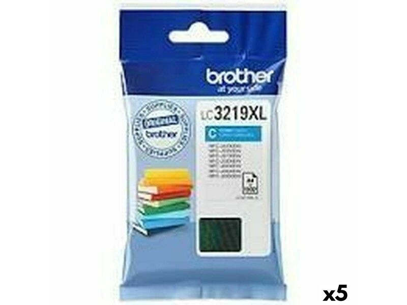 Oryginalny Wkład Atramentowy Brother LC3219XL Turkusowy