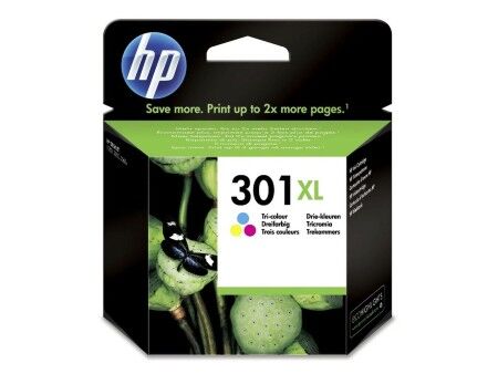 Oryginalny Wkład Atramentowy HP 301XL Trójkolorowy (60 Sztuk)