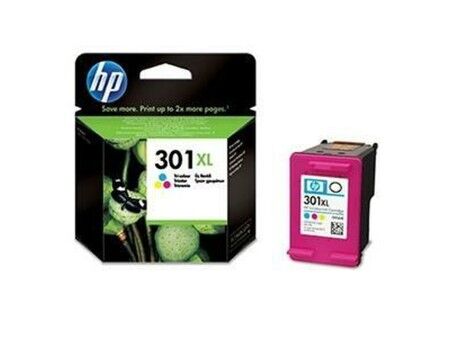 Oryginalny Wkład Atramentowy HP 301XL Trójkolorowy (60 Sztuk)