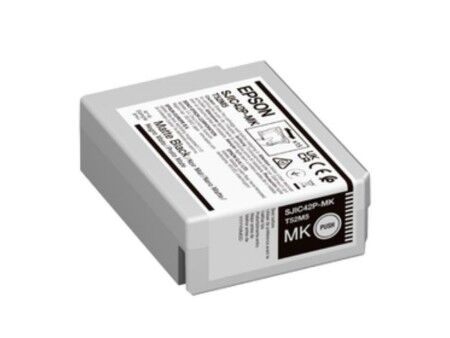 Oryginalny Wkład Atramentowy Epson COLORWORKS C4000EBK Czarny matowy