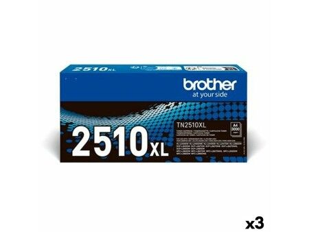 Toner Oryginalny Brother HLL2400DW HLL2445DW DCPL2620DW DCPL2627DWXL DCPL26 Czarny (3 Sztuk)