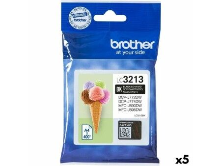 Oryginalny Wkład Atramentowy Brother MFCJ890DW, MFCJ895DW Czarny (5 Sztuk)