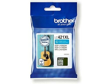 Oryginalny Wkład Atramentowy Brother MFC-J1010DW / DCP-J1050DW Turkusowy (5 Sztuk)