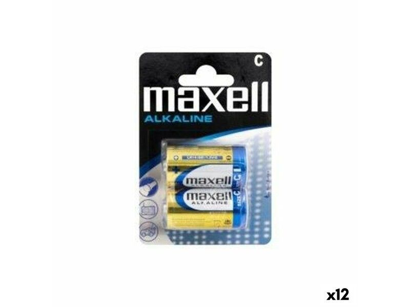 Baterie Alkaliczne Maxell LR14 (12 Sztuk)