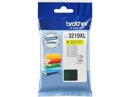Oryginalny Wkład Atramentowy Brother LC3219XL Żółty