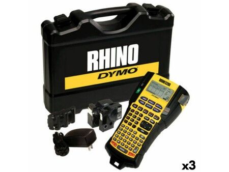 Elektryczna Przenośna Drukarka Etykiet Dymo Rhino 5200 Aktówka (3 Sztuk)