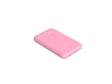 Power Bank z Bezprzewodową Ładowarką Kreafunk Różowy 5000 mAh