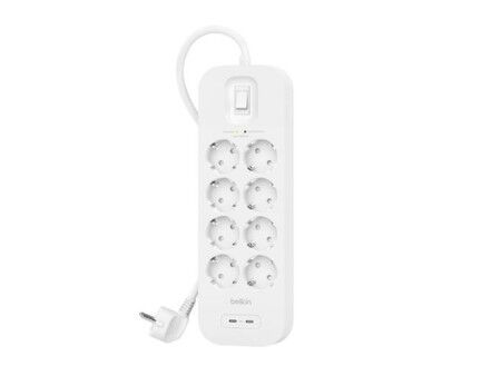 Przedłużacz 8 Wejść z Przełącznikiem Belkin SRB004VF2M (2 m)
