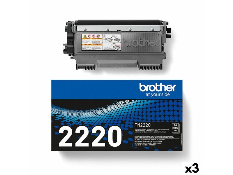 Toner Oryginalny Brother HL2240D/2250DN/2270DW Czarny (3 Sztuk)