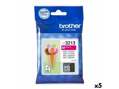 Oryginalny Wkład Atramentowy Brother Magenta (5 Sztuk)
