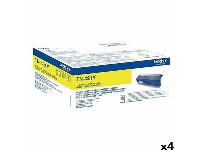 Toner Brother DCP Żółty (4 Sztuk)