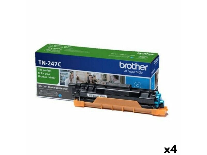 Toner Brother HLL Turkusowy (4 Sztuk)