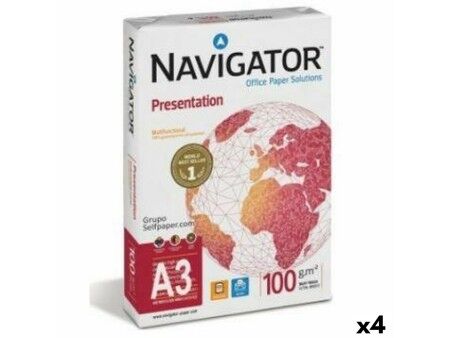 Papier do Drukarki Navigator A3 Biały (4 Sztuk)