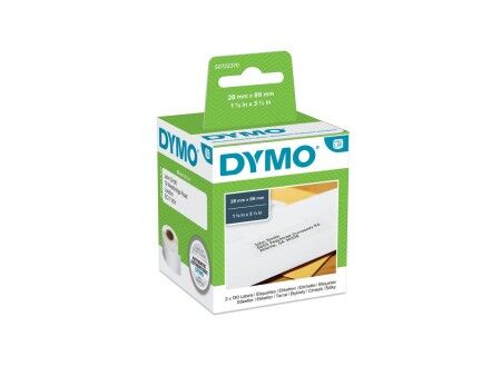 Etykiety do Drukarki Dymo 99010 28 x 89 mm LabelWriter™ Biały Czarny (6 Sztuk)