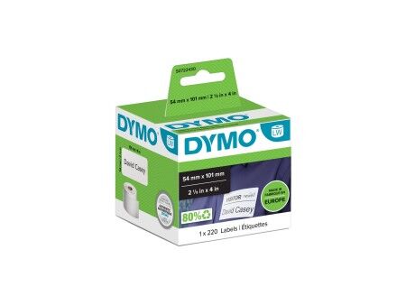 Etykiety do Drukarki Dymo 99014 54 x 101 mm LabelWriter™ Biały Czarny (6 Sztuk)