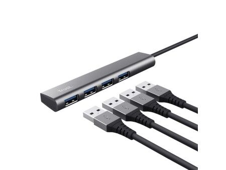 HUB USB Trust 24948 Szary (1 Sztuk)