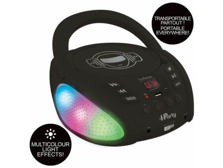 Odtwarzacz CD/MP3 Lexibook iParty Bluetooth 5.0 Czarny USB