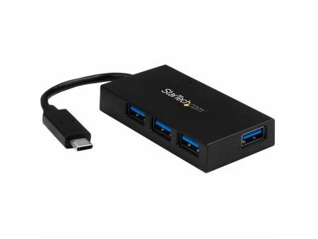 HUB USB Startech HB30C4AFS Biały Czarny