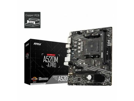 Płyta główna MSI 7C96-001R AMD A520 AMD AM4