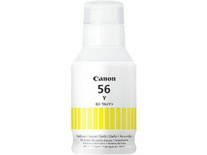 Oryginalny Wkład Atramentowy Canon GI-56 Y Żółty