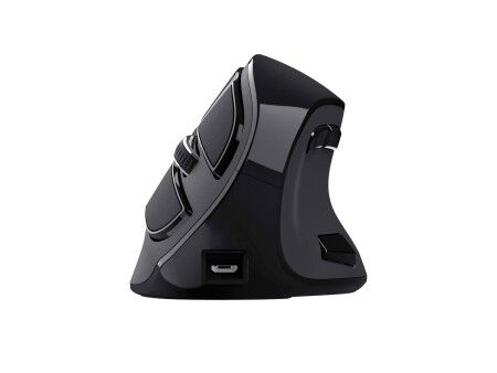 Myszka Bezprzewodowa Trust Voxx Czarny Ergonomiczny Pionowy Bluetooth Wielokrotnego ładowania