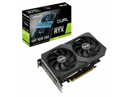 Karta Graficzna Asus DUAL-RTX3060-O12G-V2 12 GB GeForce RTX 3060 12 GB GDDR6