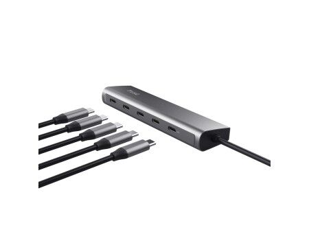 HUB USB Trust 25136 Srebrzysty (1 Sztuk)