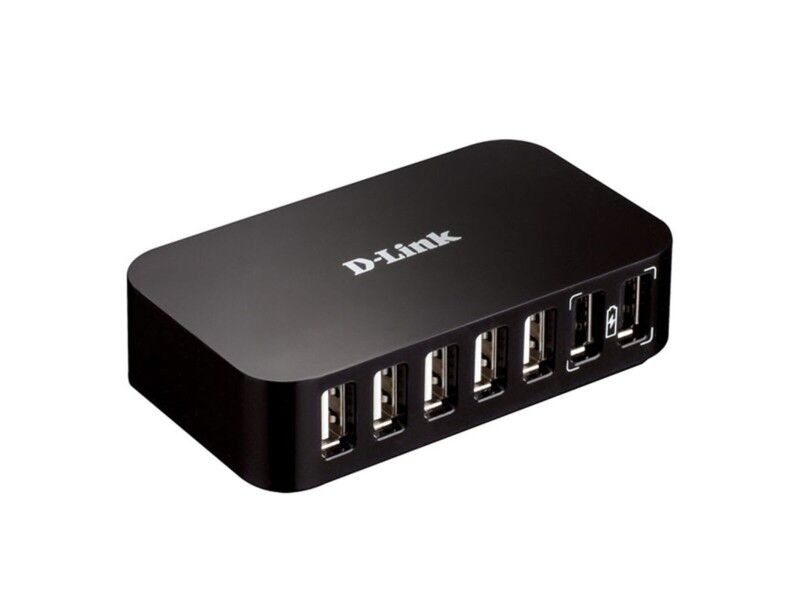 HUB USB D-Link DUB-H7/E USB 2.0 Czarny