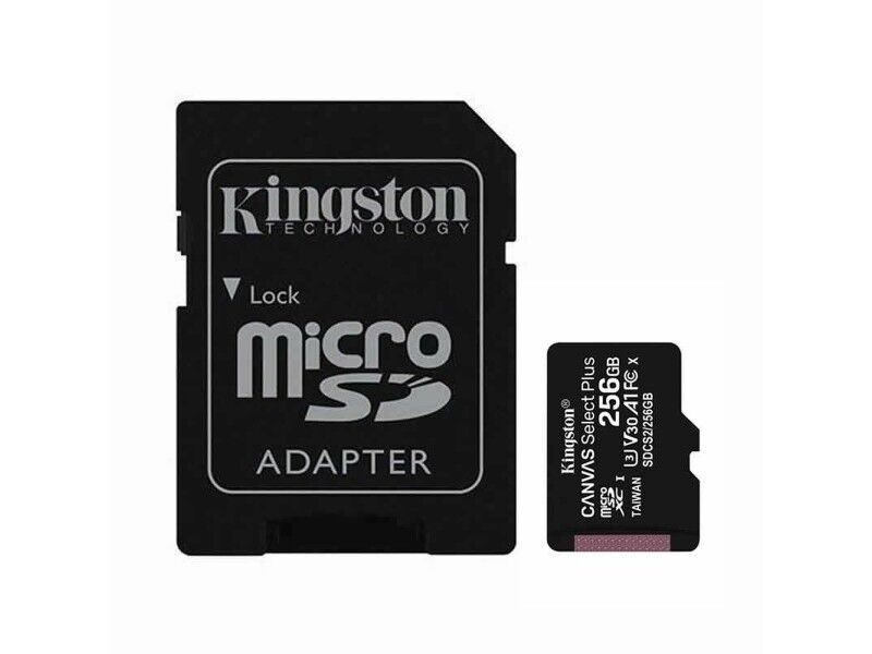 Karta Pamięci Micro-SD z Adapterem Kingston SDCS2/256GB 256 GB