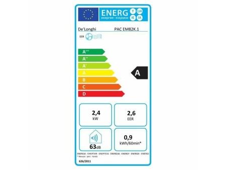 Klimatyzacja przenośna DeLonghi EM82 Biały 1000 W