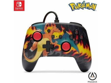 Pad do gier/ Gamepad Powera Charizad Firestorm Żółty Nintendo Switch