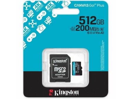 Karta Pamięci Micro-SD z Adapterem Kingston CANVAS Go! Plus 512GB microSD XC 512 GB