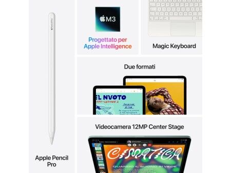 Tablet Apple iPad Air 7th 13" 8 GB RAM Biały M3 512 GB