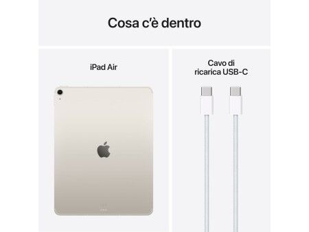 Tablet Apple iPad Air 7th 13" 8 GB RAM Biały M3 512 GB