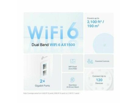 Wzmacniacz Wifi + Router + Punkt Dostępu TP-Link DECO X10(3-PACK) Biały