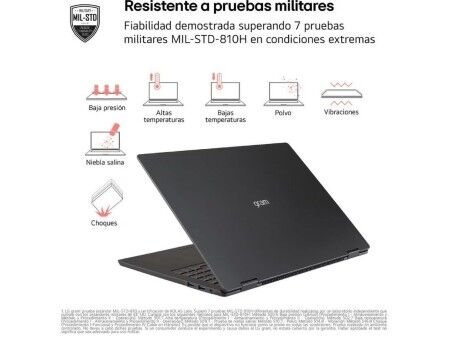 Laptop LG 14ZD90T-G.AX78B 14" intel core ultra 7 16 GB RAM 1 TB SSD Qwerty Hiszpańska