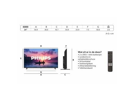 Smart TV Philips 24PHS6000/12