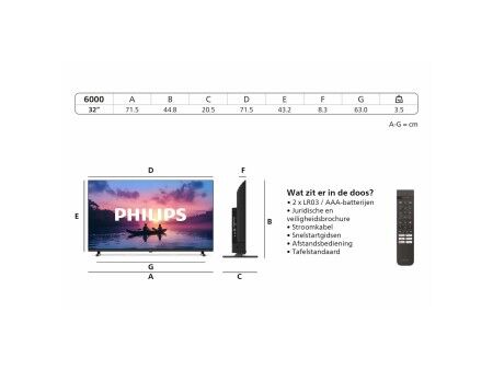 Smart TV Philips 32PHS6000/12