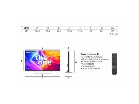 Smart TV Philips 75PUS9010/12