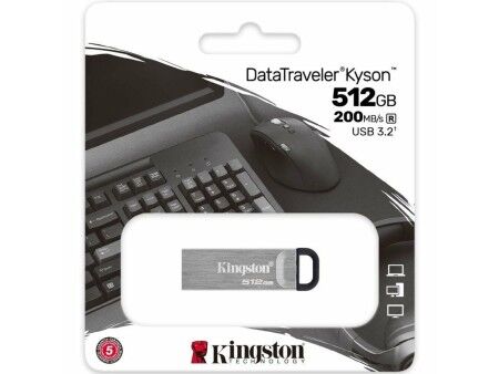 Pamięć USB Kingston DataTraveler Kyson 512 GB Srebrzysty