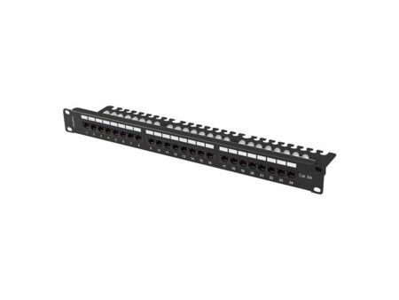 PatchPanel 24 Portów UTP Kategoria 6 Lanberg PPUA-1124-B