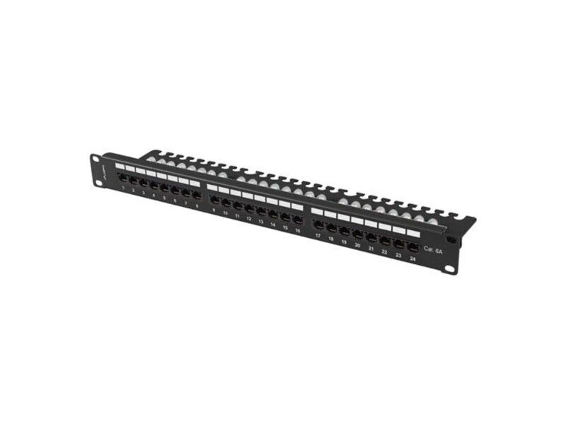 PatchPanel 24 Portów UTP Kategoria 6 Lanberg PPUA-1124-B