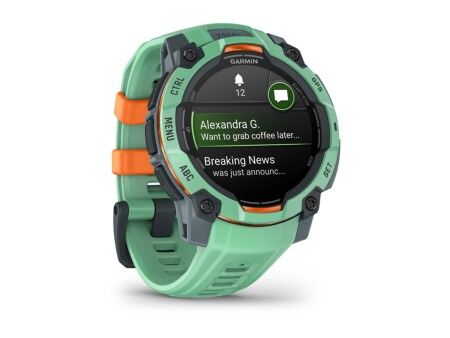 Smartwatch GARMIN Instinct 3 AMOLED Czarny Kolor Zielony 1,2" 45 mm Ø 45 mm (3 Sztuk)