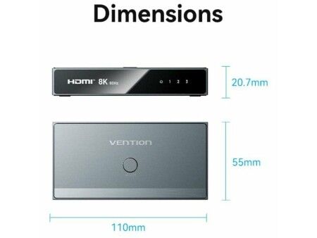 Przełącznik HDMI Vention AKRH0