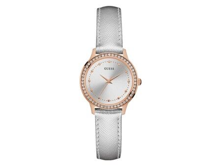 Zegarek Damski Guess Srebrzysty