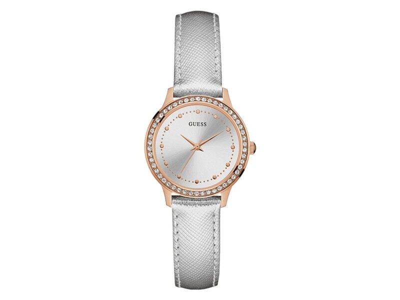 Zegarek Damski Guess Srebrzysty