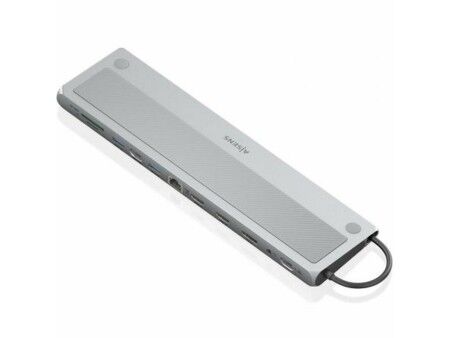 HUB USB Aisens ASUC-12P020-GR Szary 100 W 50 W